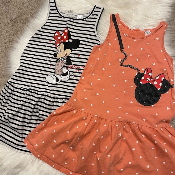 Lot - 2 Disney dresses size 4-6T - Picture 1 of 11